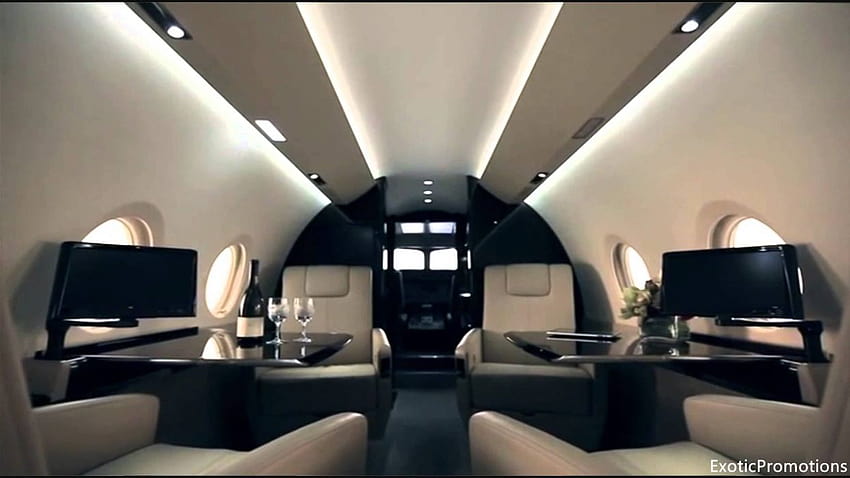 GULFSTREAM aircraft airplane jet transport, jet interior HD wallpaper