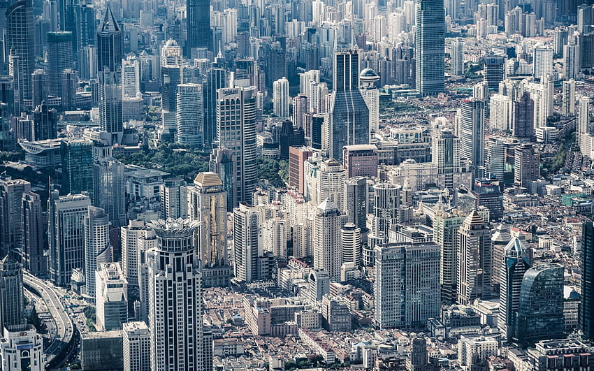 Shenzhen, skyscrapers, city, China 2880x1800 HD wallpaper