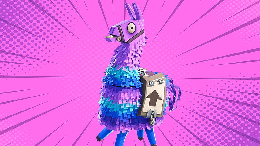 Fortnite Llama Animated –, loot llama HD wallpaper