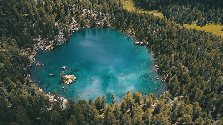 Lago di Saoseo Valle di Poschiavo Graubünden Foto & Bild HD тапет