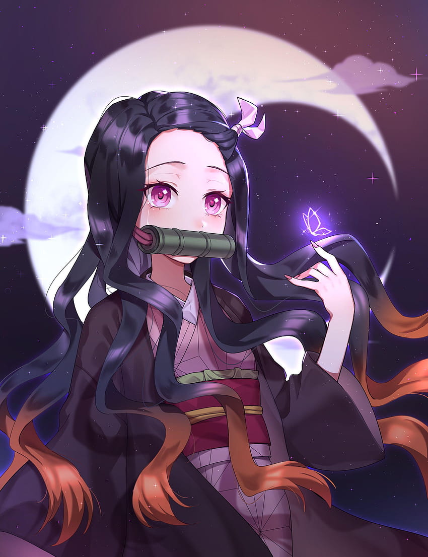 Nezuko Kamado Anime Girl - Paint By Number - Paint by Numbers for Sale
