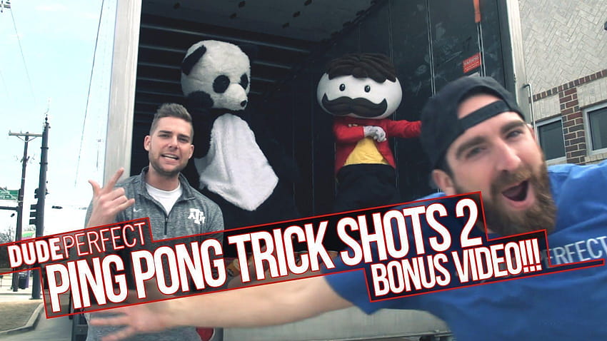 Dude Perfect: Ping Pong Trick Shots 2 BONUS Video HD wallpaper