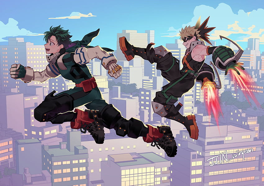 Bakugo and deku, deku bakugo HD wallpaper | Pxfuel