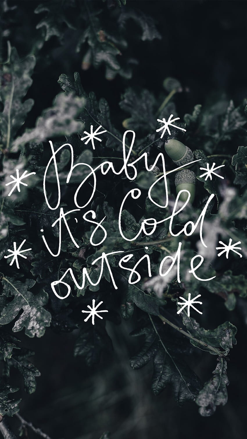 Phone, baby its cold outside christmas HD phone wallpaper | Pxfuel