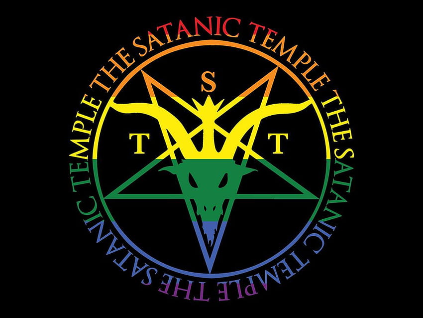 El templo satánico, satanás americano fondo de pantalla