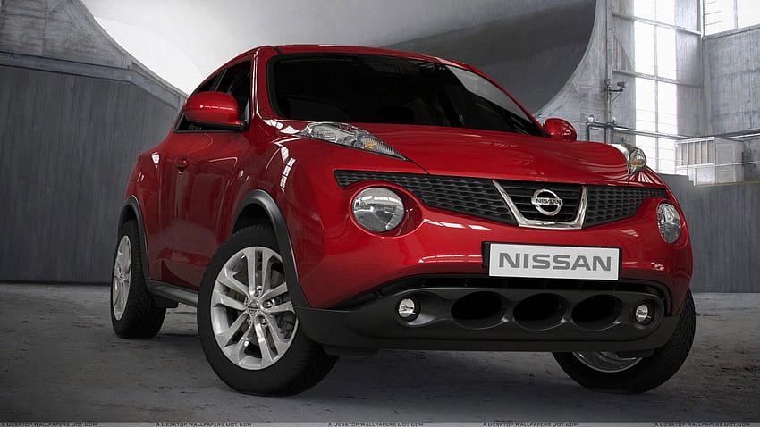 Front Of 2011 Nissan Juke In Red HD wallpaper