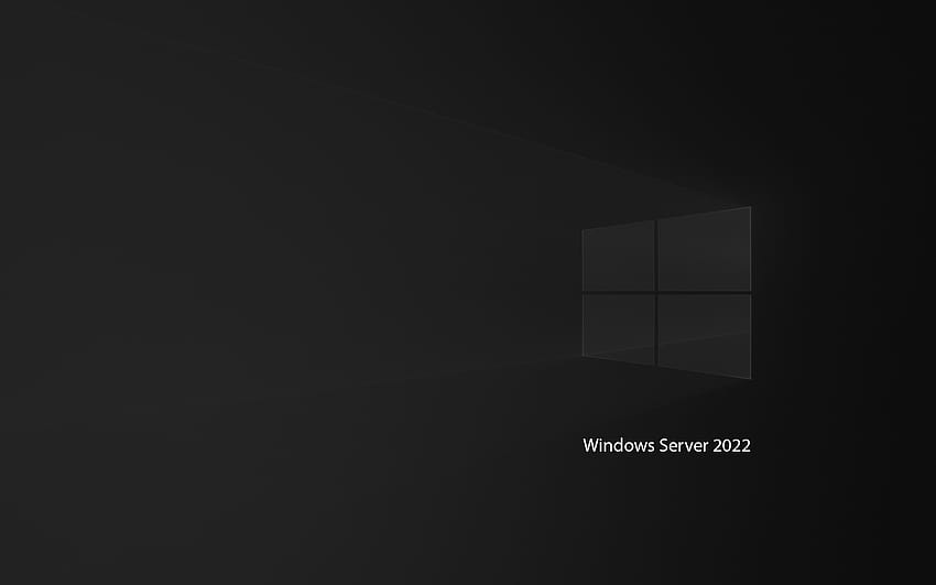 Windows Server 2022, 2022 hitam Wallpaper HD