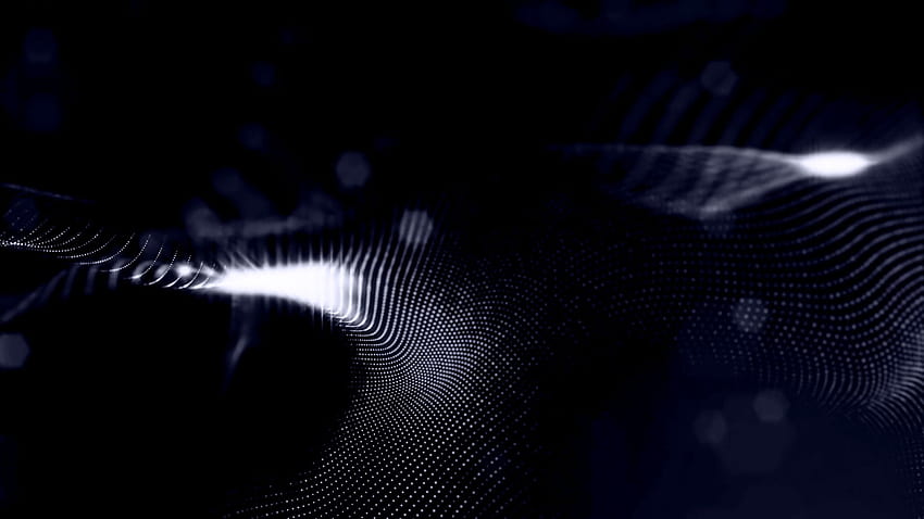 Virtueller Raum mit Schärfentiefe für digitale HUD-Elemente. Schleife, Hintergrund-Nanotechnologie HD-Hintergrundbild