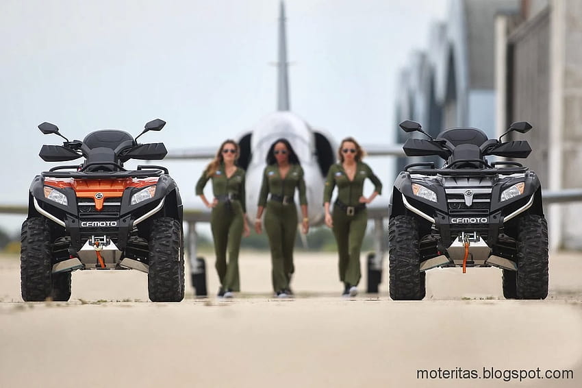 Motos y mujeres resolución : Military ATV CFMoto, cf moto HD wallpaper