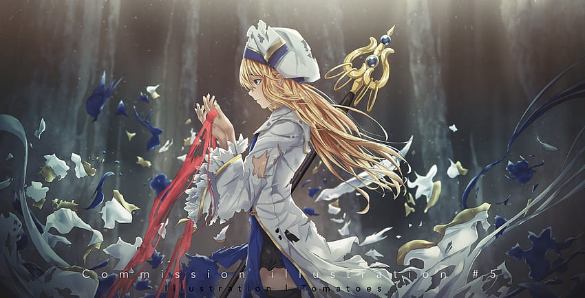 Anime Goblin Slayer Priestess HD wallpaper