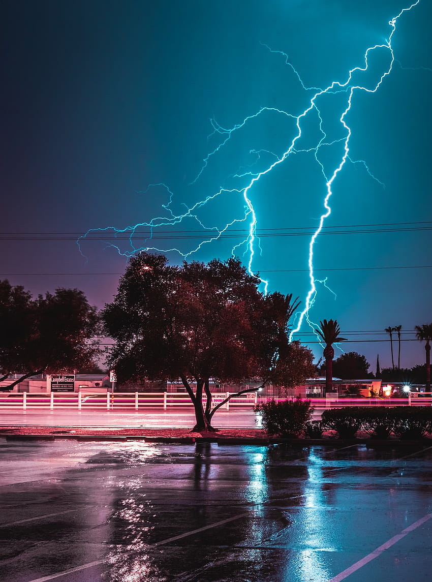 Lightning Strike, lightning bolts HD phone wallpaper