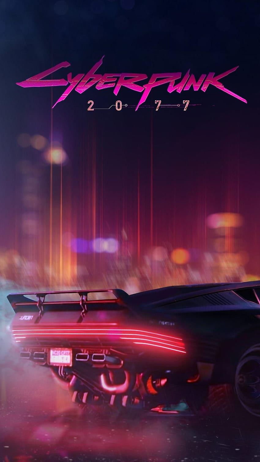 Cyberpunk 2077, iPhone XR Cyberpunk HD-Handy-Hintergrundbild