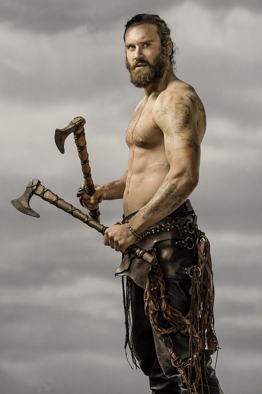 Clive Standen as Rollo for The History Channel's HD phone wallpaper