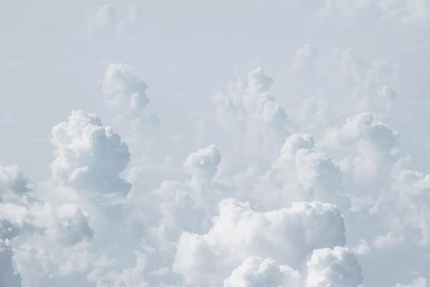 미니멀리스트, 미니멀리스트 화이트, 미니멀한 자연 벽…, 구름 미학 HD 월페이퍼