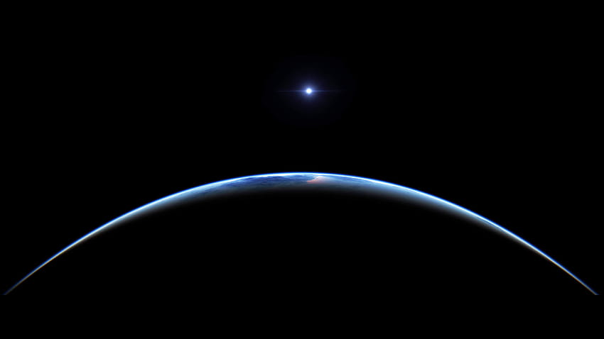 Pemandangan Bumi di Malam hari dari luar angkasa Wallpaper HD