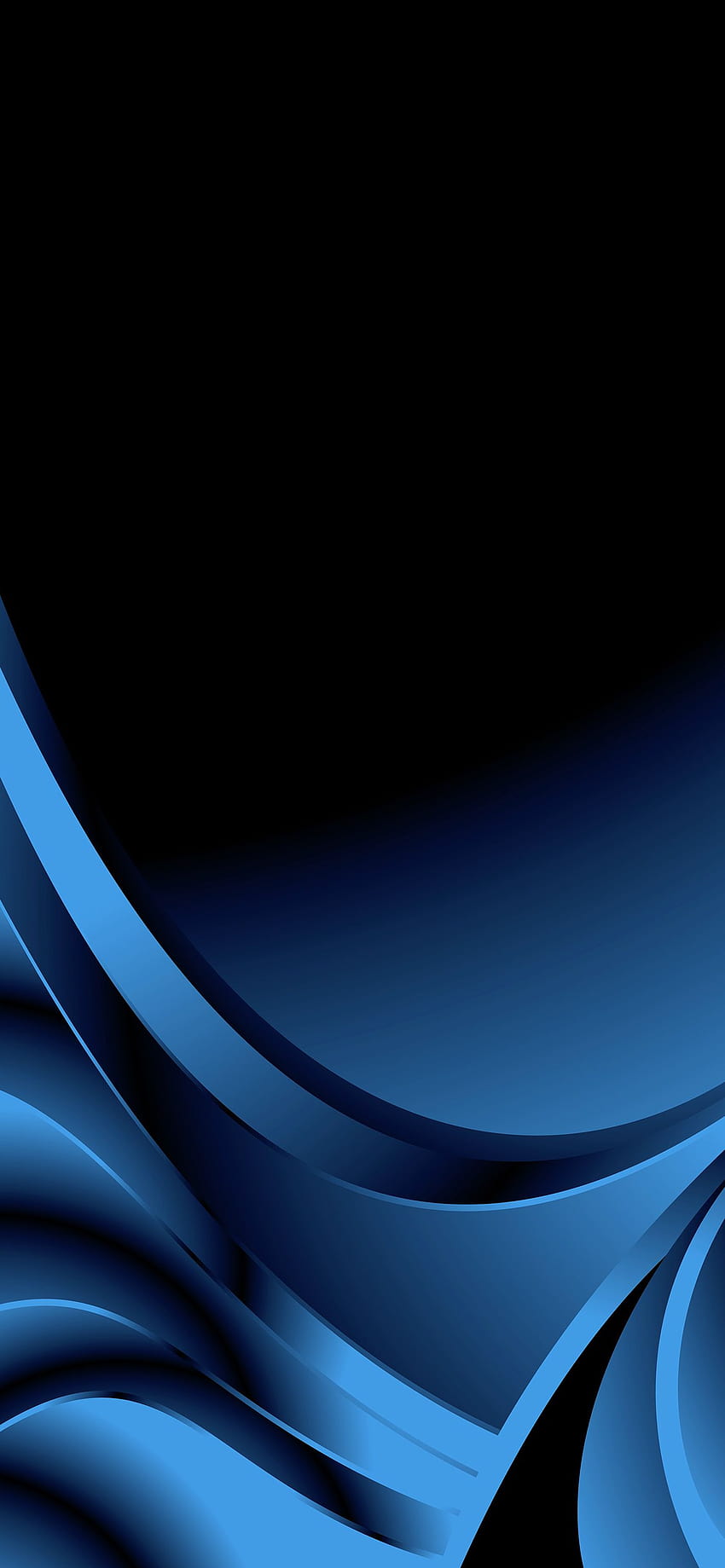 Тихоокеански сини вълни HD тапет за телефон