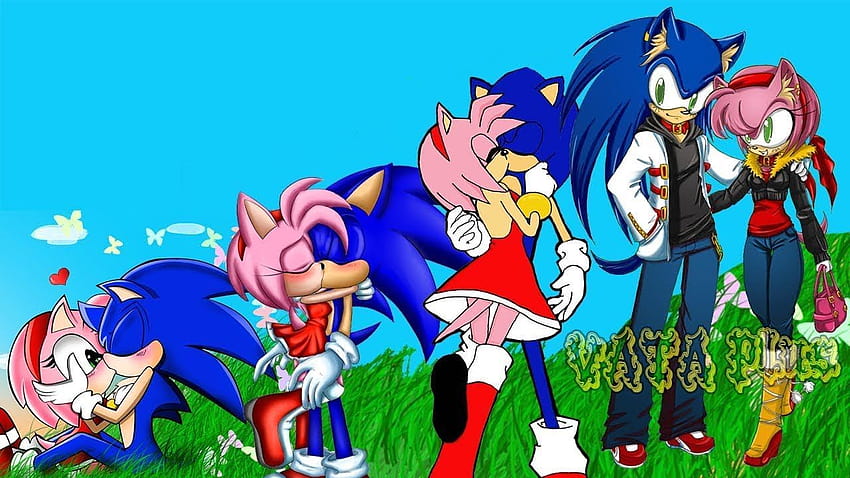 Sonic and Amy and Shadow - Sonic e Amy wallpaper (30195731) - fanpop