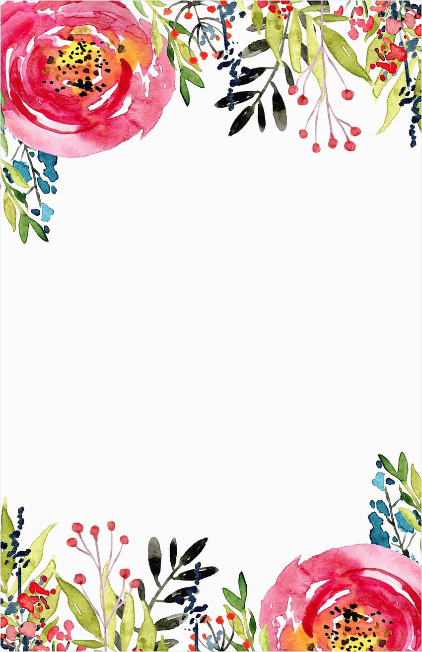 Rose Template Printable Best Of Floral Invitation Template HD phone wallpaper