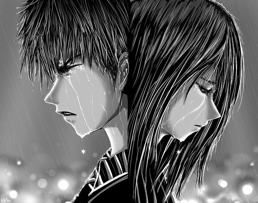 Depressed Boy Crying Drawing, angry anime boy sketch HD wallpaper | Pxfuel