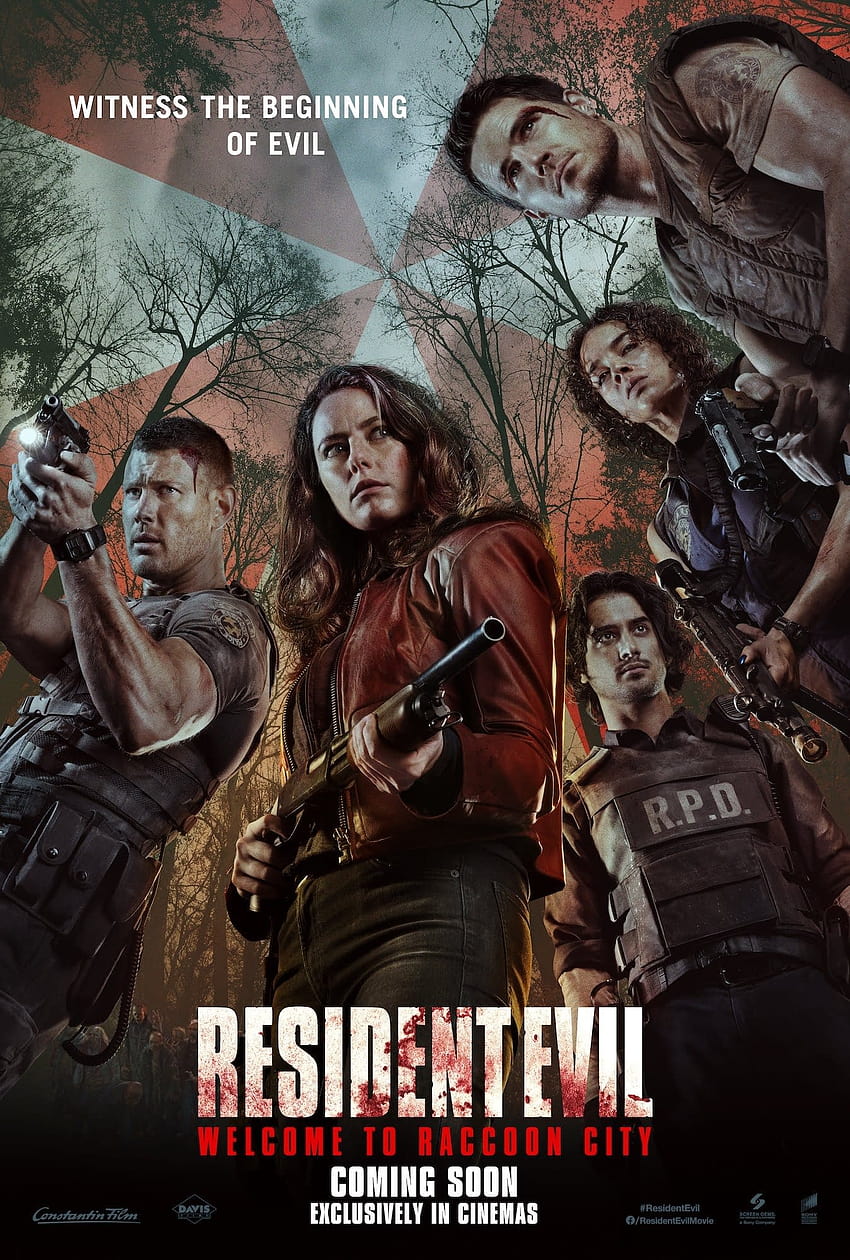 2 nowe plakaty do Resident Evil: Witamy w Raccoon City, Resident Evil witamy w Raccoon City Tapeta na telefon HD