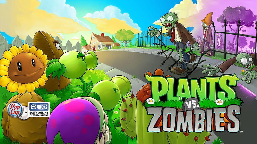plantas contra zombis, pvz fondo de pantalla