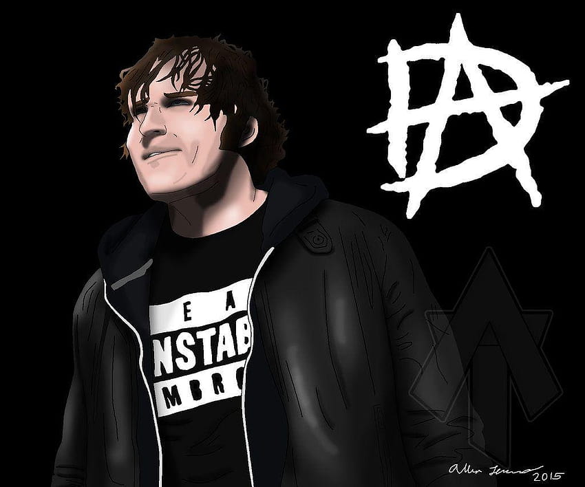WWE Dean Ambrose Dibujo por AllenThomasArtist, logotipo de dean ambrose fondo de pantalla