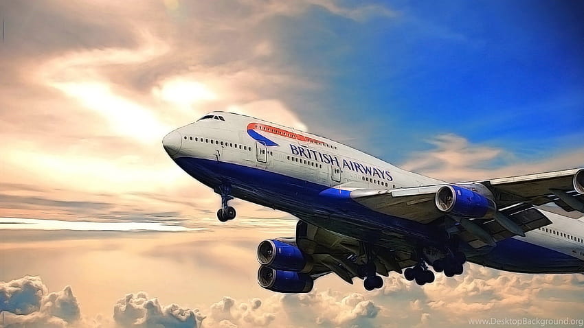 1920x1080 British Airways, Boeing, Bandara Wallpaper HD