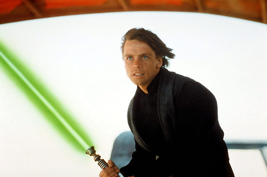 Der wahre Grund, warum Luke Skywalker ein grünes Lichtschwert hat, Luke Skywalkers zweites Lichtschwert HD-Hintergrundbild