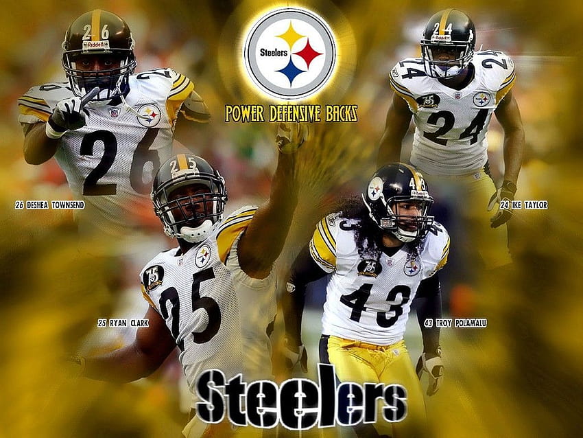 Pittsburgh Steelers, jogadores do Steelers papel de parede HD