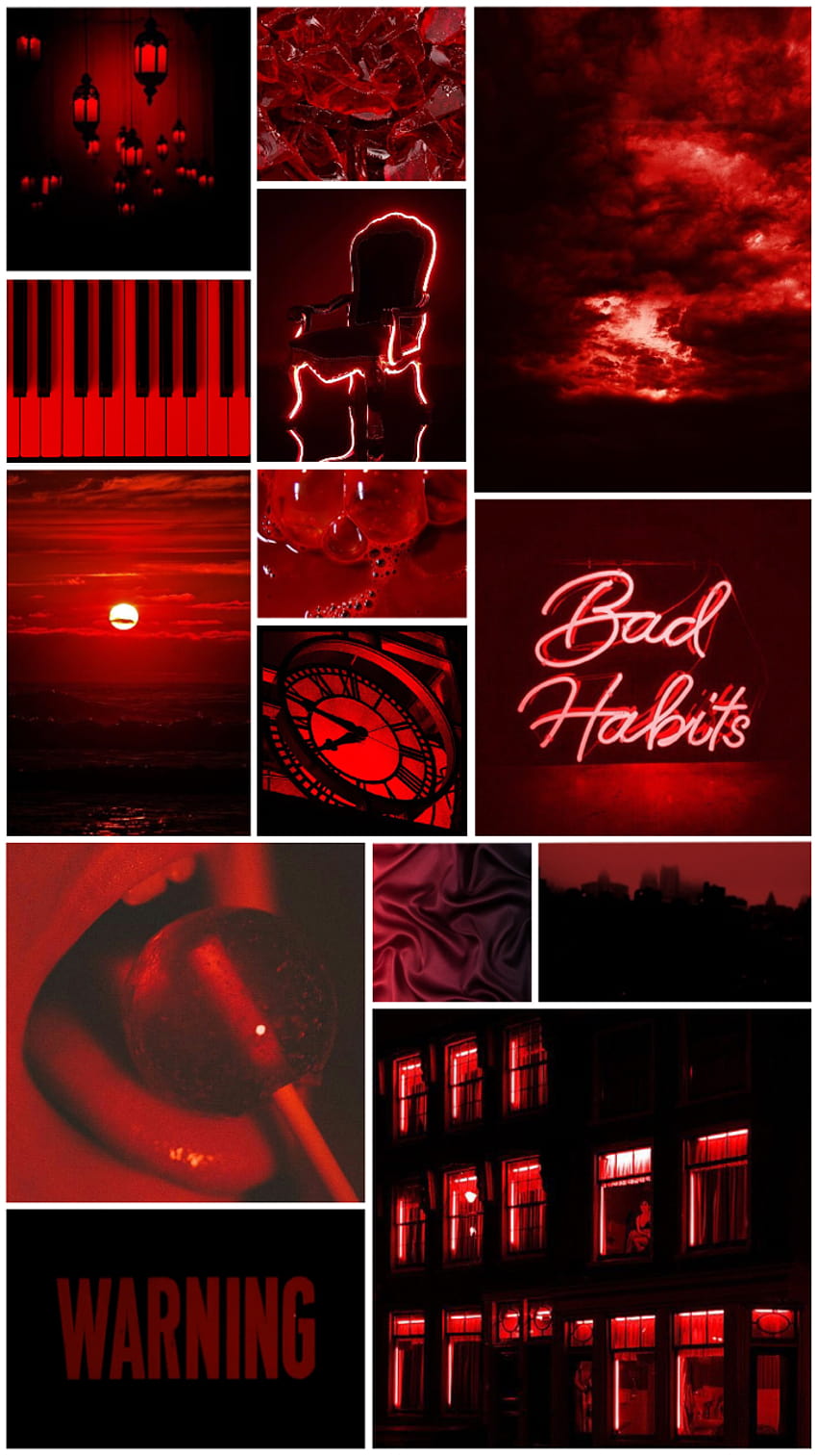 Red Aesthetic posted by Sarah Thompson, black and red aesthetic HD ...
