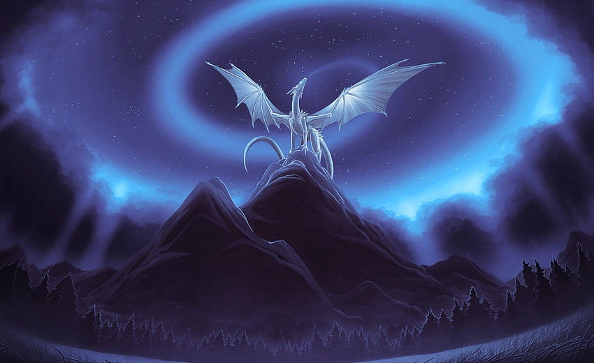 Epic Dragon, electro dragon HD wallpaper