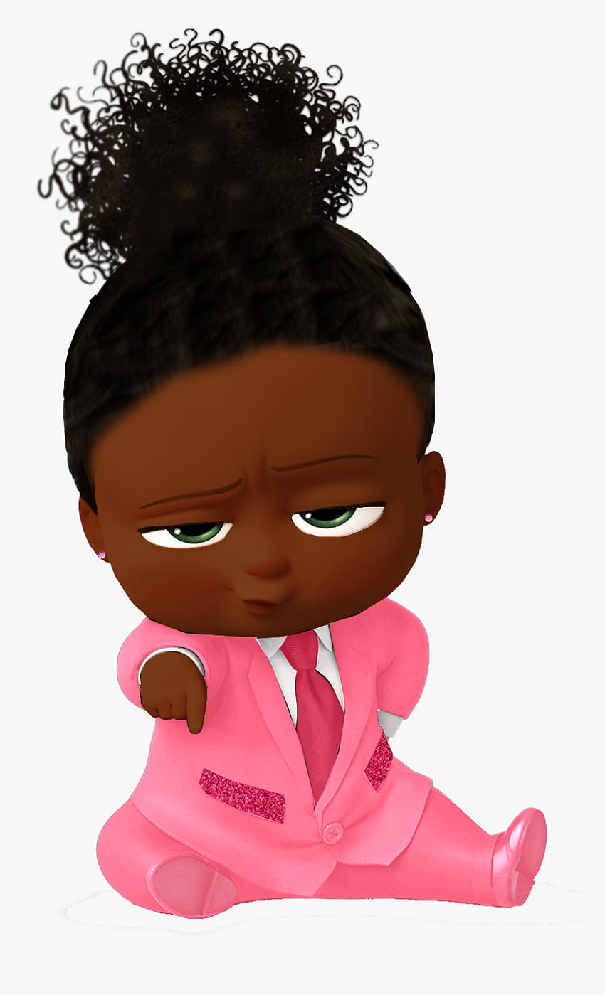 Black Girl Boss Baby, Png, chica afro fondo de pantalla del teléfono