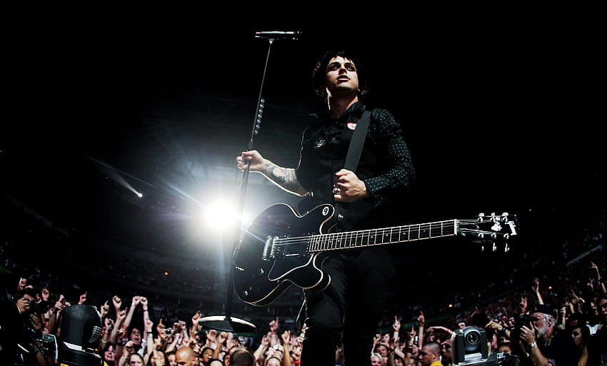 Green Day, Billie Joe Armstrong, cantores, bandas de música, show papel de parede HD