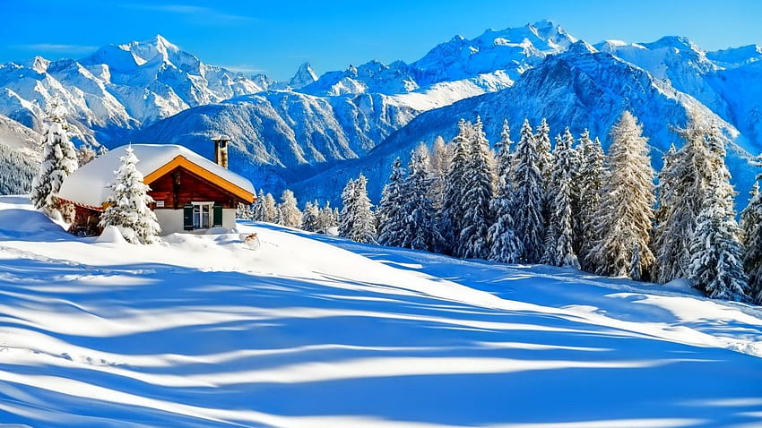 par zezete2 Tags hiver snow paysage winter fond d ecran [1366x768] for your , Mobile & Tablet HD wallpaper