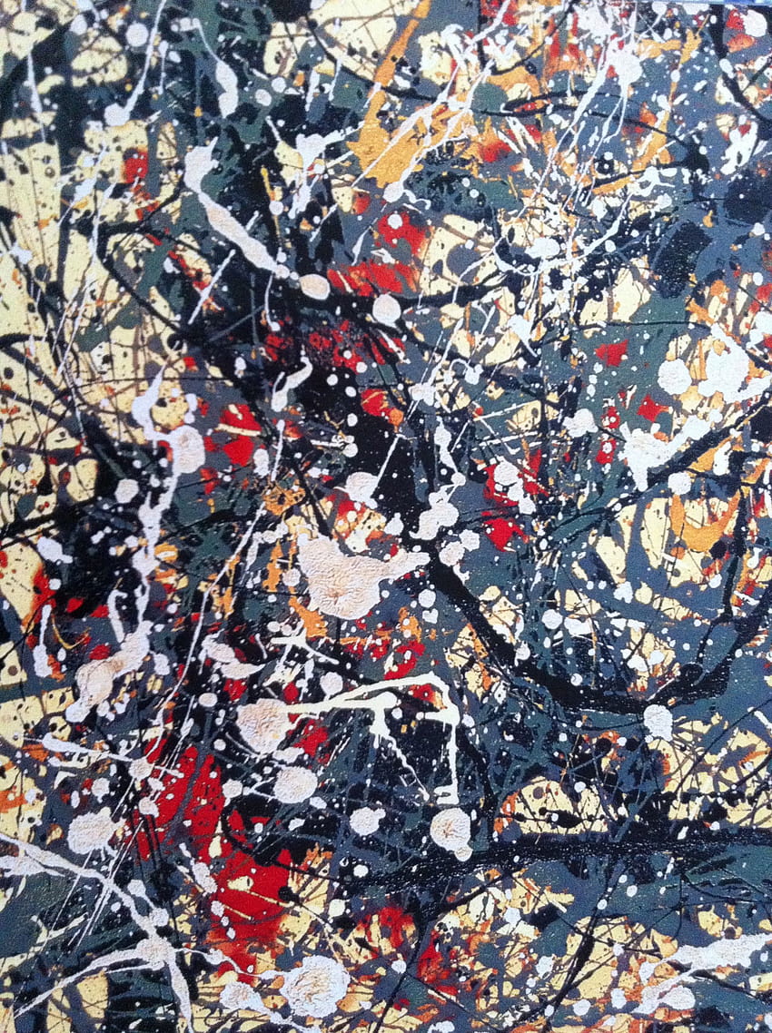 Jackson Pollock iPhone, телефон на Jackson Pollock HD тапет за телефон