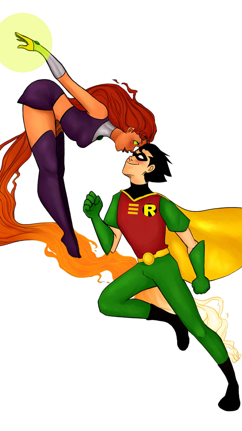 Starfire and Robin by YaneYing [1523x2115] for your , Mobile & Tablet, robin and starfire HD phone wallpaper