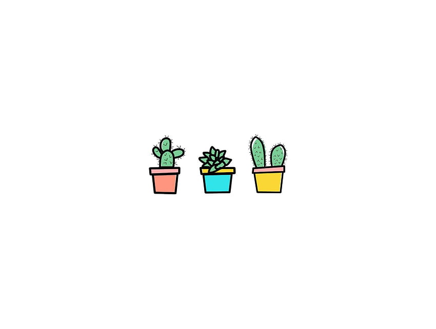 Cactus Cartoon HD wallpaper