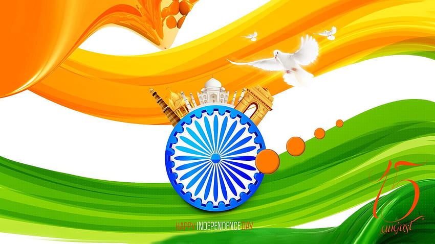 Wonders of India, indian independence day flag full screen HD wallpaper |  Pxfuel