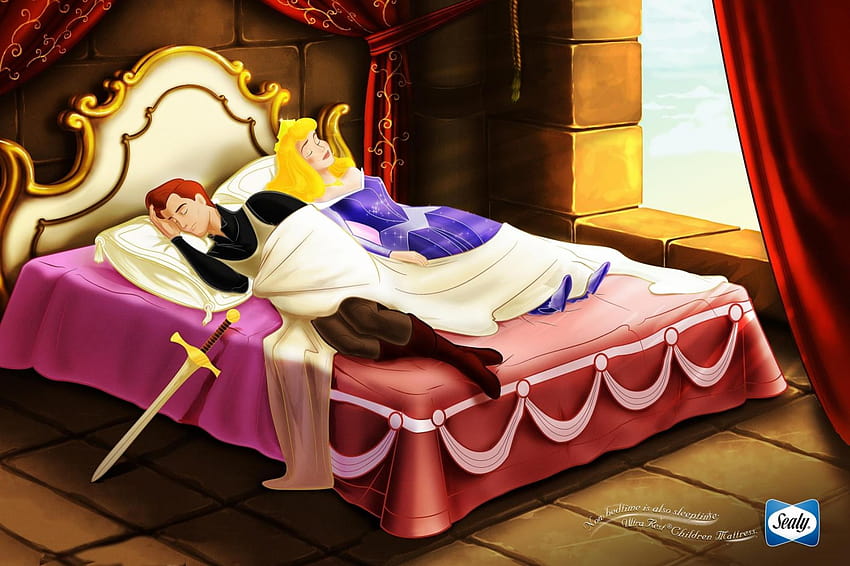 Sealy Mattress Sleeping Beauty for FB Cover, sleeping beauty iphone HD wallpaper