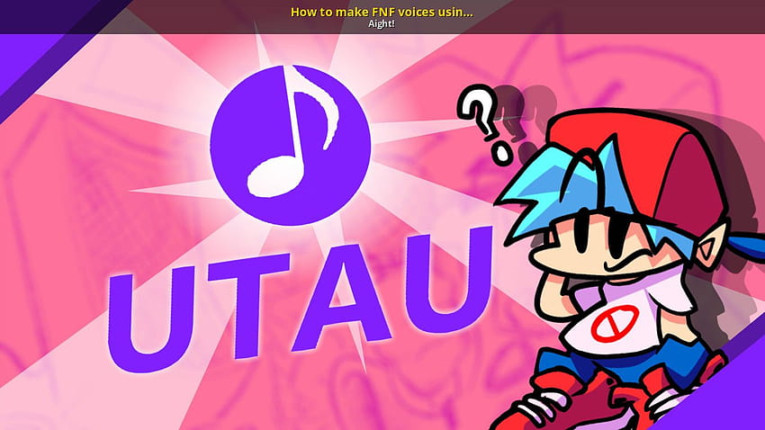 How to make FNF voices using UTAU [Friday Night Funkin'] [Tutorials] HD wallpaper