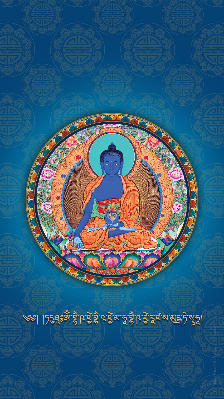 Medicine Buddha – Akıllı Telefon – 360 Bhutan – Yaratıcı ve Sürükleyici grafik, iphone 11 buddha HD telefon duvar kağıdı