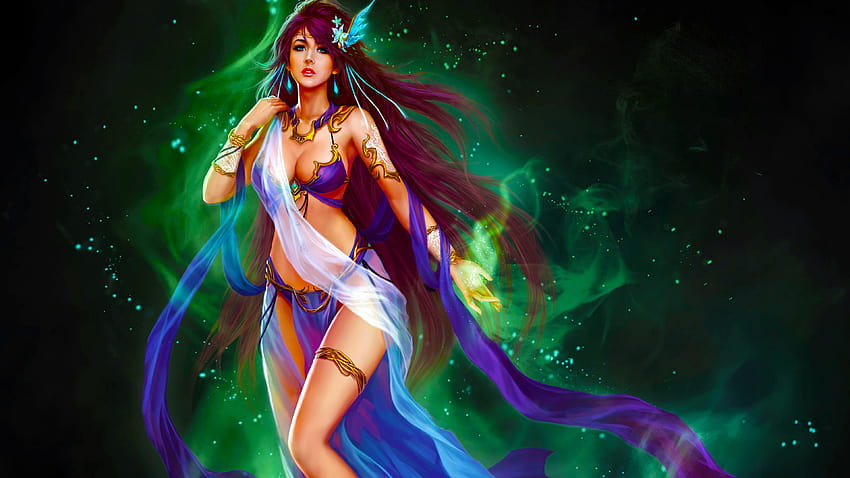 League Of Angels, Mobile Game, Video Game, Fantasy Hot Girl, , Background, N6dzpb HD wallpaper