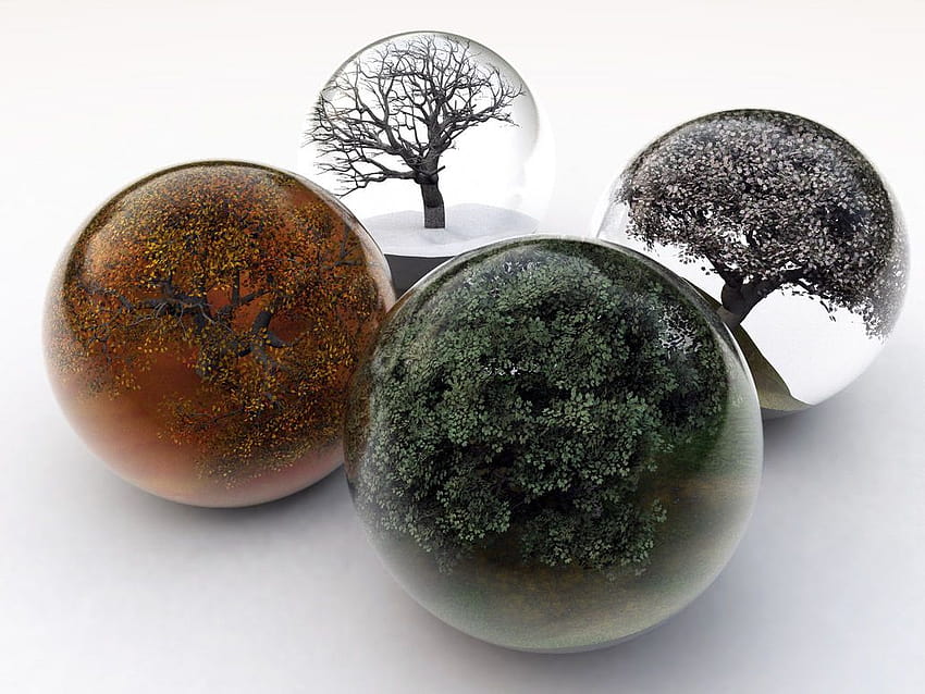 3d Balls With Superb Effect Nature Save Tree Thoughts, nature balls HD wallpaper