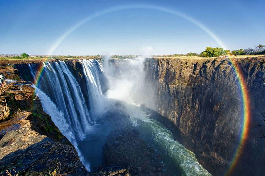 Victoria Falls Zimbabwe HD wallpaper