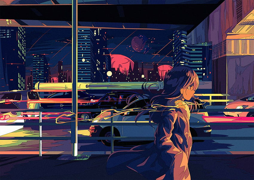 Viral Japanese Illustrator BerryVerrine Captivates The World, exo shonin cyberpunk HD wallpaper