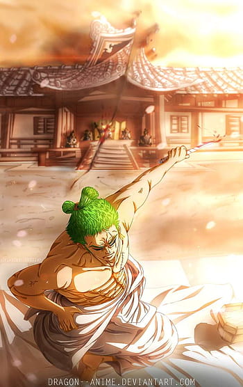 Ronona Zoro Wano ' Poster Print By OnePieceTreasure, 로로노아 조로 와노 HD 전화 ...