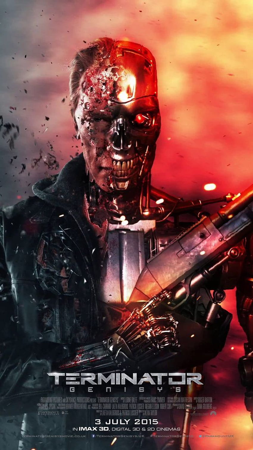 Terminator Genisys Poster 1500x2667, film terminator genisys Sfondo del telefono HD
