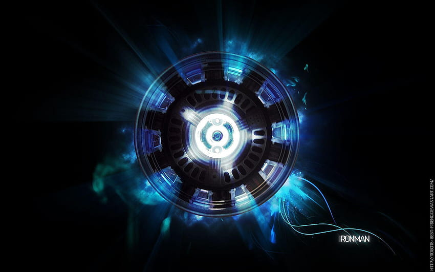 Iron Man Energy Chest, ironman logo HD wallpaper