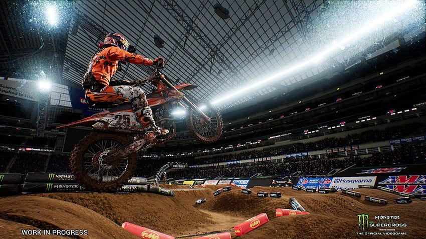 Feel the adrenaline rush as Monster Energy Supercross, monster energy supercross the official 