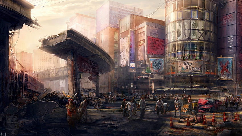 Anime Post Apocalyptic HD Wallpaper by tokyogenso